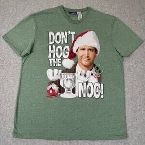 National Lampoons Christmas Vacation T-Shirt Adult XL Don’t Hog the Nog Graphic